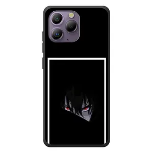 Силиконовые чехлы с глазами Anime для Blackvev A96 (Взгляд Саскэ)