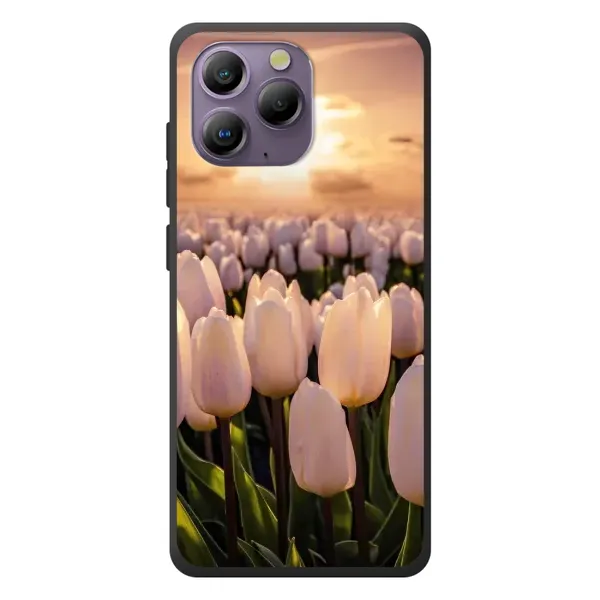 Чехол с рисунком «Закат с цветами» для Blackview A96 Чехол с рисунком «Закат с цветами» для Blackview A96