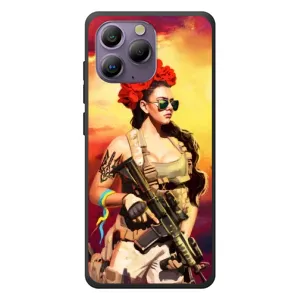 ЗСУ Чохли (TPU) для Blackview A96 (Жінка солдат)