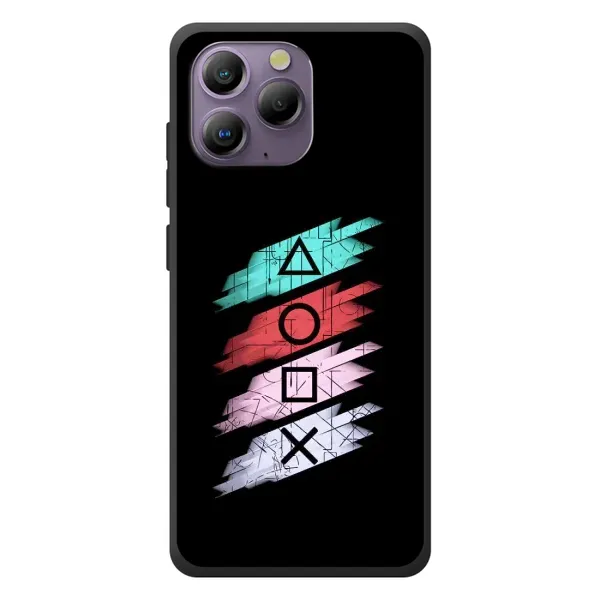 Чехол с рисунком «Значки Sony» для Blackview A96 Чехол с рисунком «Значки Sony» для Blackview A96