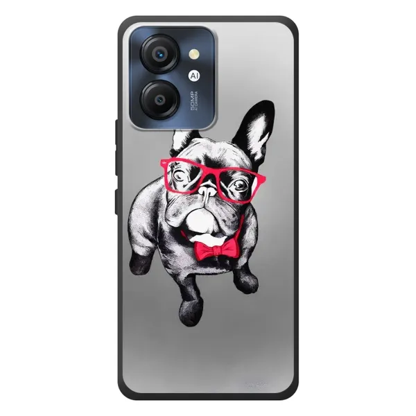 Чехол с рисунком «Бульдог в очках» для Blackview Color 8 Чехол с рисунком «Бульдог в очках» для Blackview Color 8
