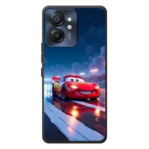Чехол с принтом Маквин для Blackview Color 8 (Ночной Маквин Тачки)