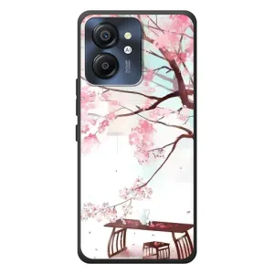 Чехол с принтом САКУРЫ на Blackview Color 8 (Чайная церемония)