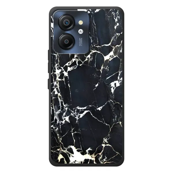 Чехол с рисунком «Чёрный мрамор» для Blackview Color 8 Чехол с рисунком «Чёрный мрамор» для Blackview Color 8