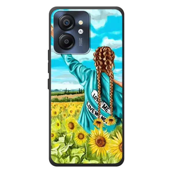Чехол с рисунком «Девушка на поле» для Blackview Color 8 Чехол с рисунком «Девушка на поле» для Blackview Color 8
