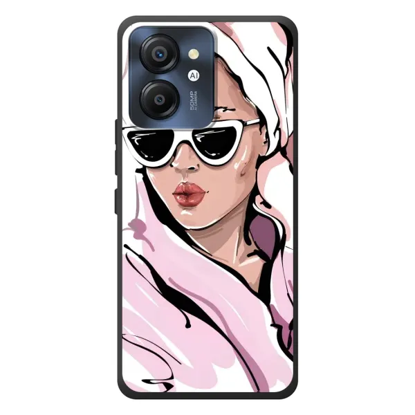 Чехол с рисунком «Девушка в халате» для Blackview Color 8 Чехол с рисунком «Девушка в халате» для Blackview Color 8