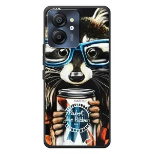 Силиконовый Чехол с Енотами на Blackview Color 8 (Енот в очках)