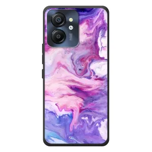 Чехол с рисунком «Фиолетовый мрамор» для Blackview Color 8