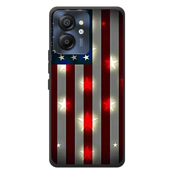 Чехол с рисунком «Флаг США 2» для Blackview Color 8 Чехол с рисунком «Флаг США 2» для Blackview Color 8