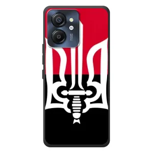 Чехлы УПА (Красно-Чёрный) на Blackview Color 8 (Герб Украины)