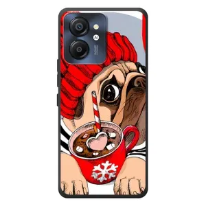 Бампер для Blackview Color 8 с картинкой "Песики" (Грустная собака)
