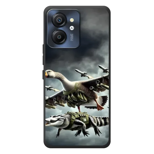 Чехол с рисунком «Гусини и крокодило» для Blackview Color 8 Чехол с рисунком «Гусини и крокодило» для Blackview Color 8