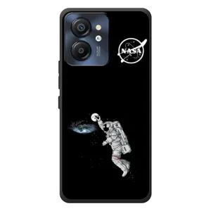 Силиконовый бампер с принтом "Наса" на Blackview Color 8 (Космонавт баскетболист)