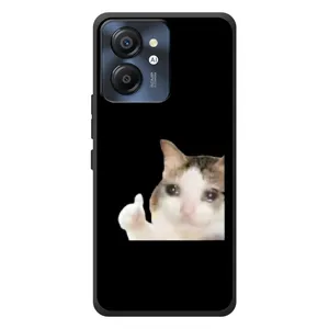 Бампер с принтом Мемы для Blackview Color 8 (Кот в слезах)