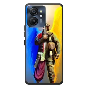 Чехол с картинкой (Патриотический КОЗАК) на Blackview Color 8 (Козак с крыльями)