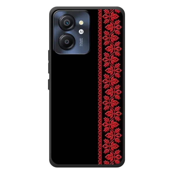 Чехол с рисунком «Красная Вышиванка» для Blackview Color 8 Чехол с рисунком «Красная Вышиванка» для Blackview Color 8