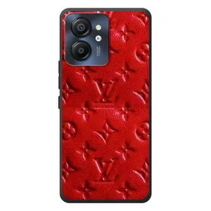 Текстурный Чехол Louis Vuitton для Блэквью Колор 8 (Красный ЛВ)