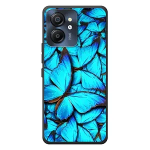 Силиконовый бампер с картинкой животных для Blackview Color 8 (Крылья бабочек)