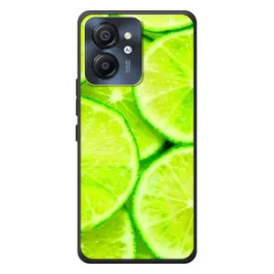 Чехол с изображением вкусной еды для Blackview Color 8 (Лайм)