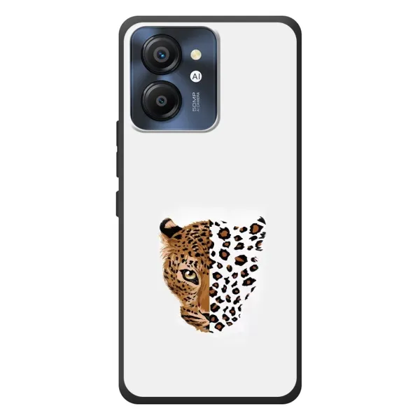 Чехол с рисунком «Леопард на белом» для Blackview Color 8 Чехол с рисунком «Леопард на белом» для Blackview Color 8