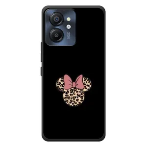 Чехол с леопардовым принтом на Blackview Color 8 (Леопардовая Минни)