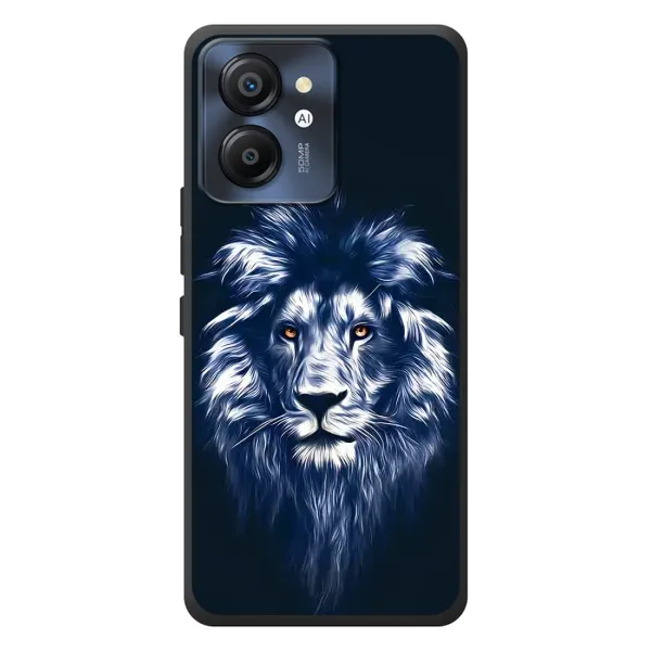 Чехол с рисунком «Лев - синий» для Blackview Color 8 Чехол с рисунком «Лев - синий» для Blackview Color 8