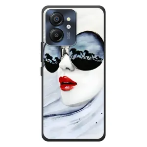 Чехол с картинкой Модные Девчонки Blackview Color 8 (Любительница коней)
