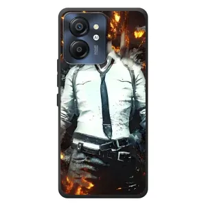 Силиконовый чехол с картинкой "Герой Pubg" на Blackview Color 8 (Man Пубг)