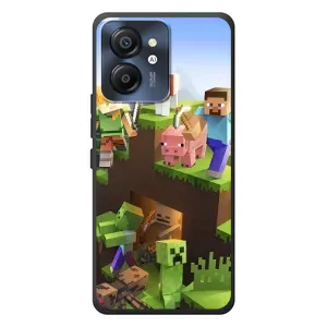 Чехлы для Blackview Color 8 (Персонажи Майн Крафт) (Майн-крафт)