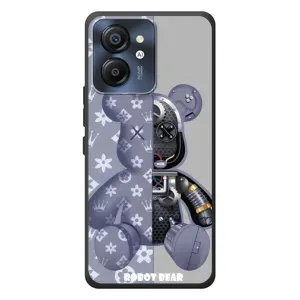 Силиконовый чехол для Blackview Color 8 (Медведь Louis Vuitton)