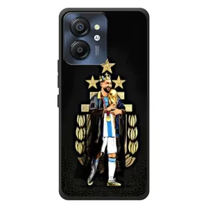 Чехлы Лео Месси Аргентина для Blackview Color 8 (Месси король)