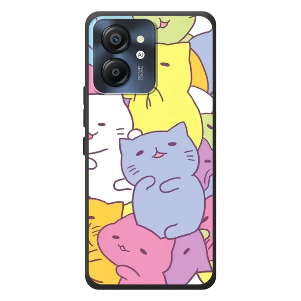 Чехол с рисунком «Милые котики» для Blackview Color 8 Чехол с рисунком «Милые котики» для Blackview Color 8