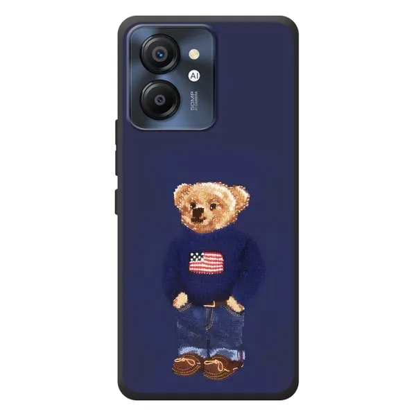 Чехол с рисунком «Мишка USA» для Blackview Color 8