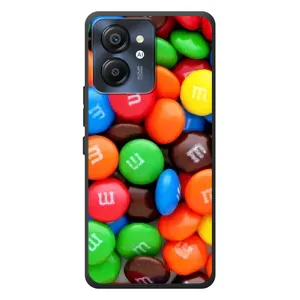 Чехол с изображением вкусной еды для Blackview Color 8 (Разноцветные M&M'S)
