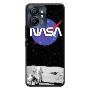Силиконовый бампер с принтом "Наса" на Blackview Color 8 (Nasa на луне)