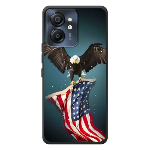 Чехол с рисунком «Орел и флаг» для Blackview Color 8 Чехол с рисунком «Орел и флаг» для Blackview Color 8