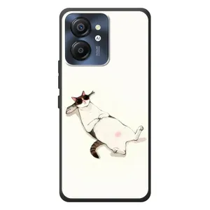 Чехол на тематику: Коты для Blackview Color 8 (Отдых)