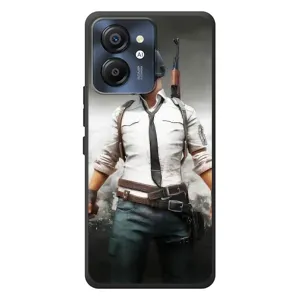 Силиконовый чехол с картинкой "Герой Pubg" на Blackview Color 8 (Пабг)
