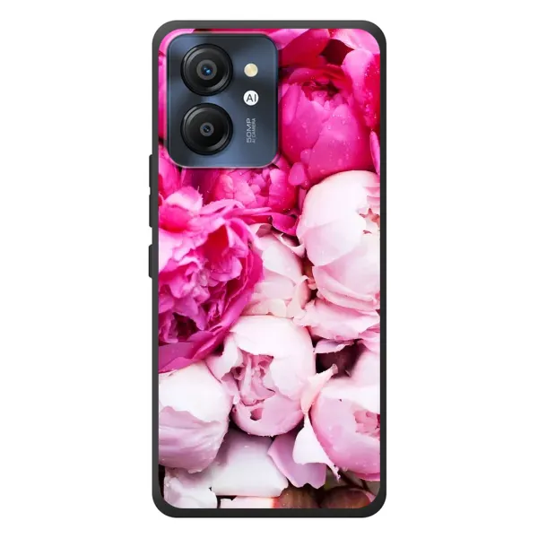 Чехол с рисунком «Пионы» для Blackview Color 8 Чехол с рисунком «Пионы» для Blackview Color 8