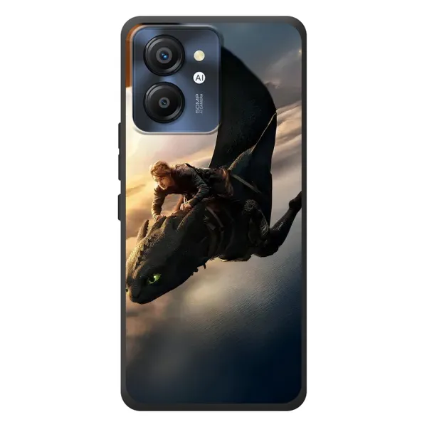 Чехол с рисунком «Полет Беззубика» для Blackview Color 8 Чехол с рисунком «Полет Беззубика» для Blackview Color 8