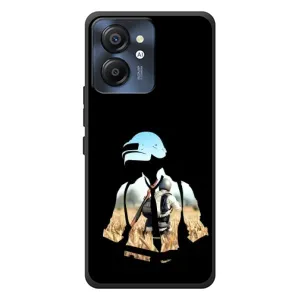 Силиконовый чехол с картинкой "Герой Pubg" на Blackview Color 8 (Пубг мен)