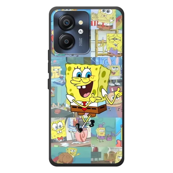 Чехол с рисунком «Радостный Спанч Боб» для Blackview Color 8