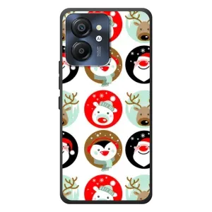 Силиконовый бампер на рождество для Blackview Color 8 (Рождественский принт)