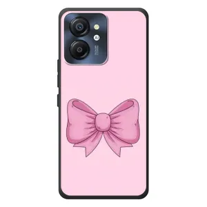 Чехол банты для Blackview Color 8 (Розовый бантик)
