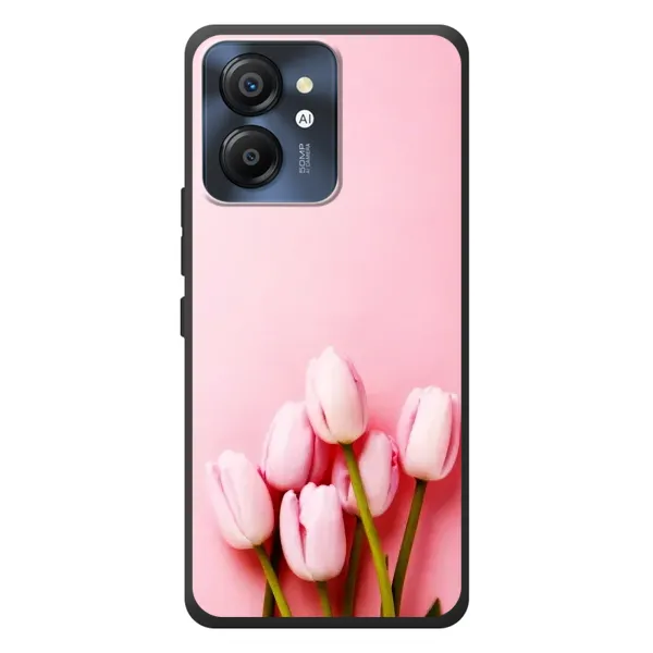 Чехол с рисунком «Розовые тюльпаны» для Blackview Color 8 Чехол с рисунком «Розовые тюльпаны» для Blackview Color 8