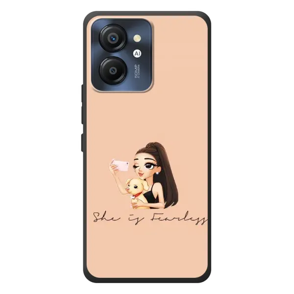Чехол с рисунком «С собакой» для Blackview Color 8