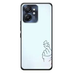 Чехлы (Знак сердечка) на Blackview Color 8 (Сердце на голубом)