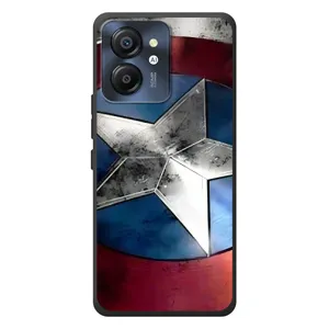 Чехол с Щитом Капитана Америки на Blackview Color 8 (Щит Капитана Америки)