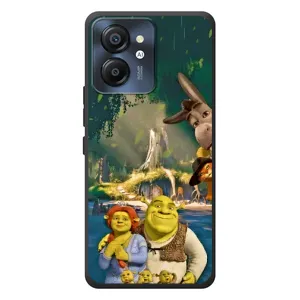 Печатный чехол с принтом Шрек для Blackview Color 8 (Шрек и Фиона)