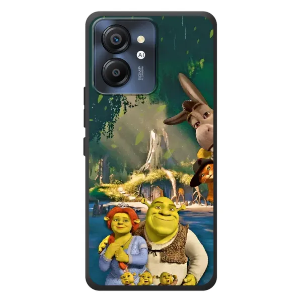 Чехол с рисунком «Шрек и Фиона» для Blackview Color 8 Чехол с рисунком «Шрек и Фиона» для Blackview Color 8